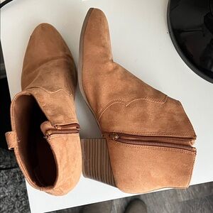 Old Navy Camel Ankle Booties